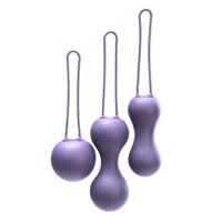 Набор вагинальных шариков Je Joue - Ami Purple, диаметр 3,8-3,3-2,7см, вес 54-71-100гр