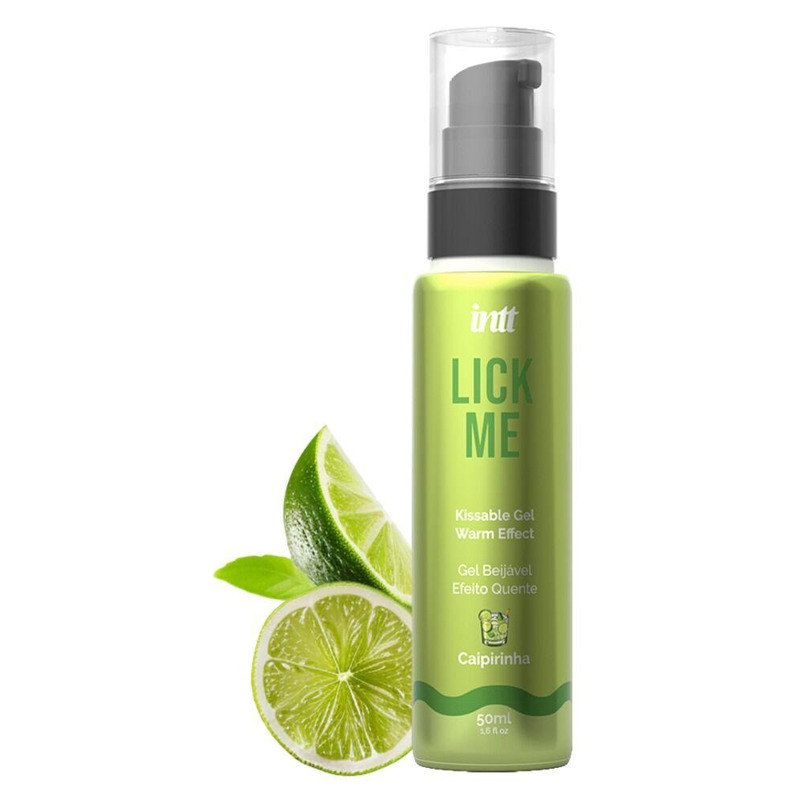 Оральный гель со вкусом кайпириньи Intt Lick Me Caipirinha с согревающим эффектом, 50 мл