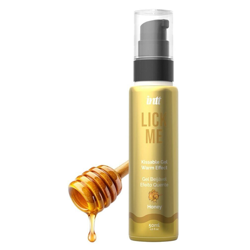 Съедобный гель со вкусом меда Intt Lick me Honey и согревающим эффектом, 50 мл