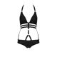 Боди монокини под латекс Passion Exclusive LAMIS BODY L/XL, black