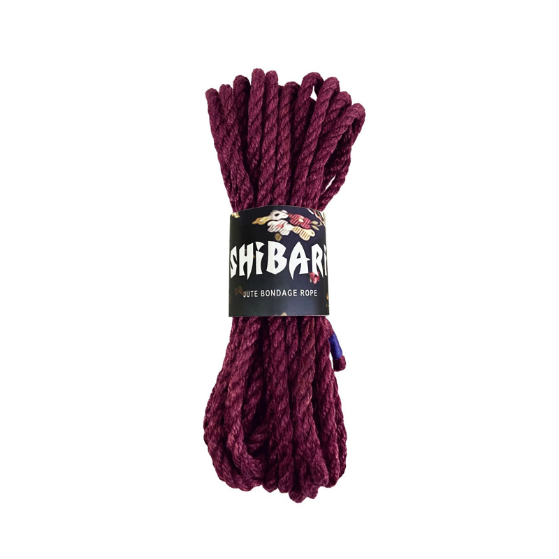 Джутовая веревка для Шибари Feral Feelings Shibari Rope, 8 м фиолетовая