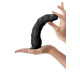 Фаллоимитатор с присоской Real Body - Real Justin Black, TPE, диаметр 4,2см