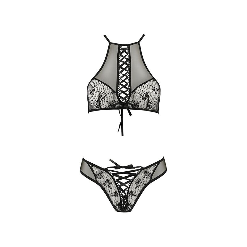 Эротический комплект Passion AZALIA SET L/XL, black