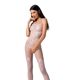 Ажурный бодистокинг с интимными вырезами Passion BS076 white