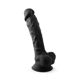 Фаллоимитатор SilexD Vetus Black (MODEL 1 size 8in), двухслойный, силикон+Silexpan, диаметр 4,2см