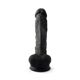 Фаллоимитатор SilexD Vetus Black (MODEL 1 size 8in), двухслойный, силикон+Silexpan, диаметр 4,2см