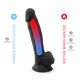 Фаллоимитатор SilexD Vetus Black (MODEL 1 size 8in), двухслойный, силикон+Silexpan, диаметр 4,2см