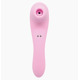 Вибратор и вакуумный клиторальный стимулятор Alive Midnight Quiver Pink - секс-игрушка 2в1