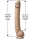 Фаллоимитатор Doc Johnson Dick Rambone Cock White (в ПЭ пакете!), диаметр 6см, длина 42см, ПВХ