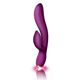 Вибратор-кролик Rocks Off Regala Fuchsia для стимуляции точки А, 2 мощных мотора, LED-подсветка