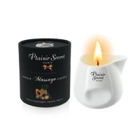 Массажная свеча Plaisirs Secrets Pineapple Mango (80 мл) подарочная упаковка, керамический сосуд Массажная свеча Plaisirs Secrets Pineapple Mango (80 мл) подарочная упаковка, керамический сосуд