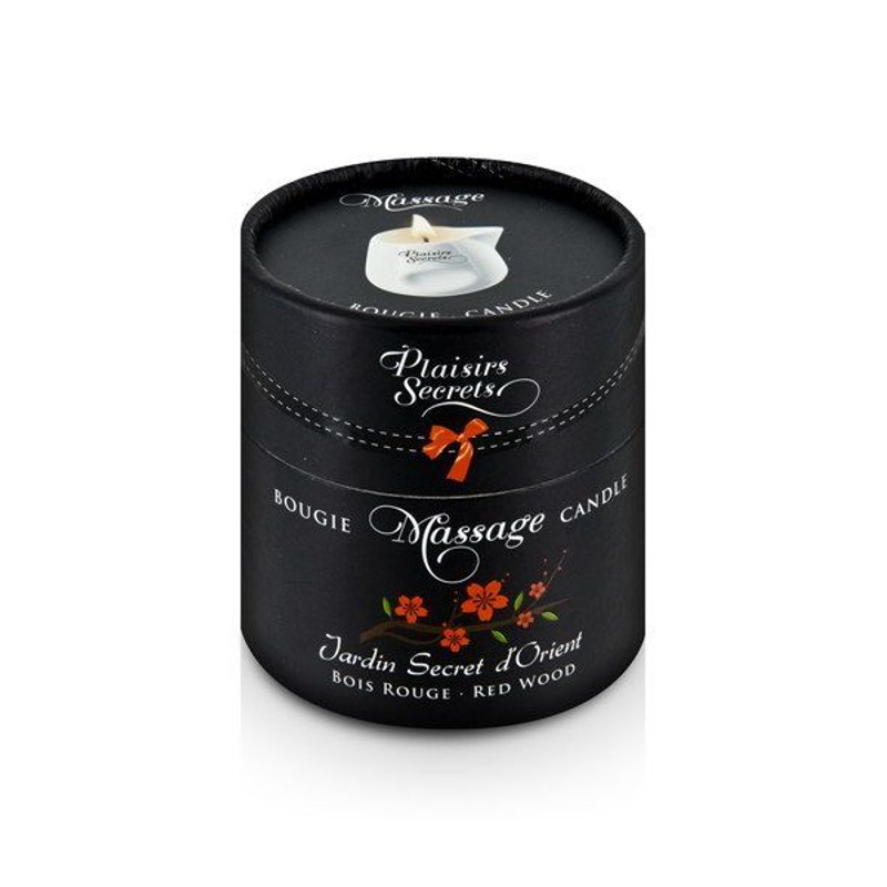 Масажна свічка Plaisirs Secrets Red Wood 80 мл 