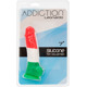 Цветной фаллоимитатор ADDICTION - LEONARDO - 7" - 3 COLOURS, 17,8 см, силикон