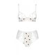 Эротический комплект с рисунком Passion LOVELIA BIKINI XXL/XXXL, white