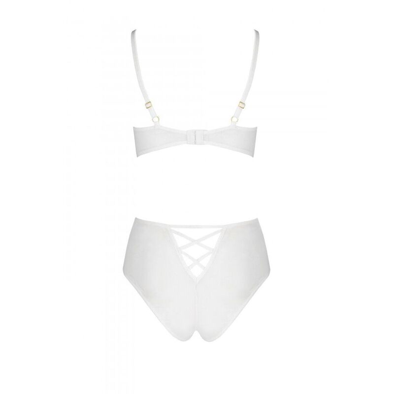 Эротический комплект с рисунком Passion LOVELIA BIKINI XXL/XXXL, white