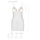 Сорочка с вырезами на груди, стринги Passion LOVELIA CHEMISE L/XL, white