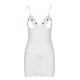 Сорочка с вырезами на груди, стринги Passion LOVELIA CHEMISE XXL/XXXL, white