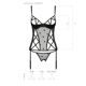 Корсет с подвязками, стринги Passion LOVELIA CORSET L/XL, black