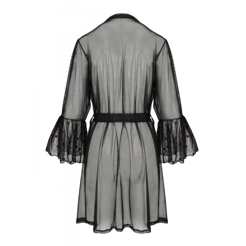 Воздушный пеньюар Passion LOVELIA PEIGNOIR S/M, black