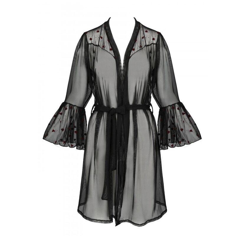 Воздушный пеньюар Passion LOVELIA PEIGNOIR XXL/XXXL, black