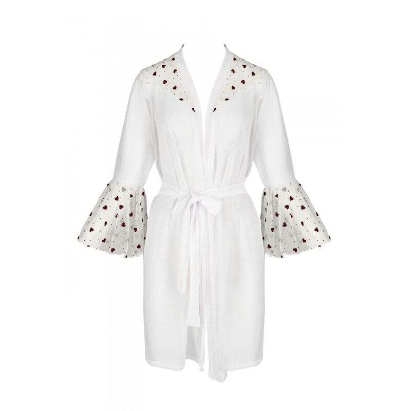 Воздушный пеньюар Passion LOVELIA PEIGNOIR S/M, white
