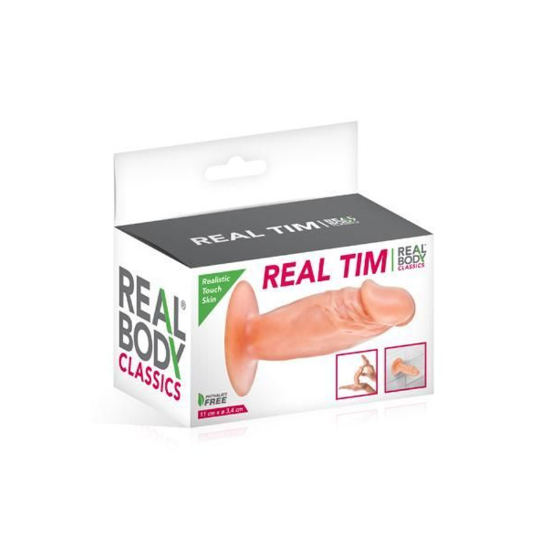 Фаллоимитатор Real Body - Real Tim Flash, TPE, диаметр 3,4см