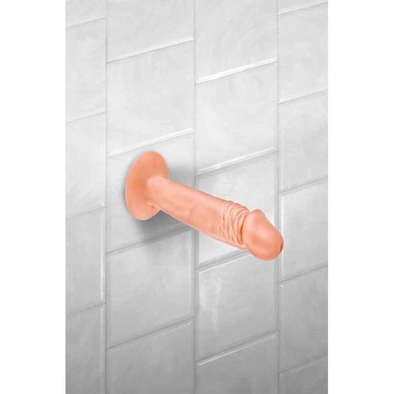 Фаллоимитатор Real Body - Real Zack Flesh, TPE, диаметр 3,7см