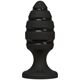 Анальный плаг со спиральным каналом Doc Johnson Platinum Premium Silicone - The Blast - Black