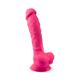 Фаллоимитатор SilexD Tomas Pink (MODEL 1 size 9in), двухслойный, силикон+Silexpan, диаметр 4,9см