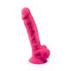 Фаллоимитатор SilexD Tomas Pink (MODEL 1 size 9in), двухслойный, силикон+Silexpan, диаметр 4,9см
