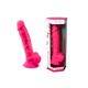 Фаллоимитатор SilexD Tomas Pink (MODEL 1 size 9in), двухслойный, силикон+Silexpan, диаметр 4,9см