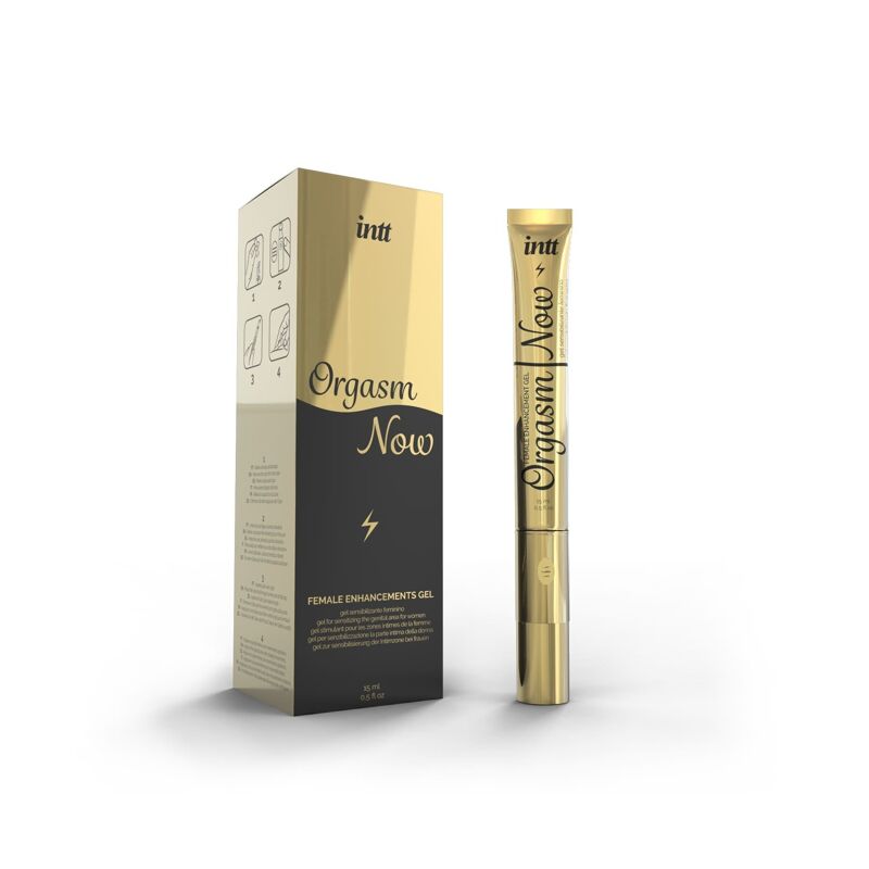 Возбуждающий гель-вибратор для клитора в тубе с вибрирующим кончиком 2-в-1: Intt Orgasm Now (15 мл) Возбуждающий гель-вибратор для клитора в тубе с вибрирующим кончиком 2-в-1: Intt Orgasm Now (15 мл)