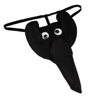 Мужские эротические трусы "Слоник" Black