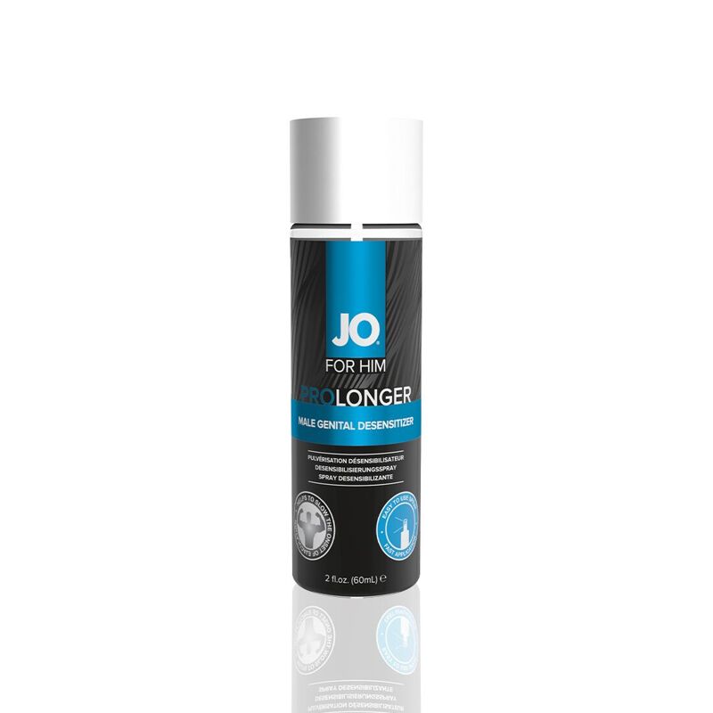 Пролонгирующий спрей JO Prolonger Spray with Benzocaine (60 мл) не содержит минеральных масел Пролонгирующий спрей JO Prolonger Spray with Benzocaine (60 мл) не содержит минеральных масел