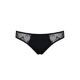 Трусики-слипы с кружевной сеточкой Passion DINA THONG L/XL, black