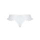 Трусики в горошек, с рюшами и шнуровкой Passion FATIN THONG L/XL, white