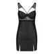 Бэби-долл из эко-кожи и кружева Passion LOONA CHEMISE S/M, black