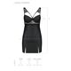 Бэби-долл из эко-кожи и кружева Passion LOONA CHEMISE XXL/XXXL, black