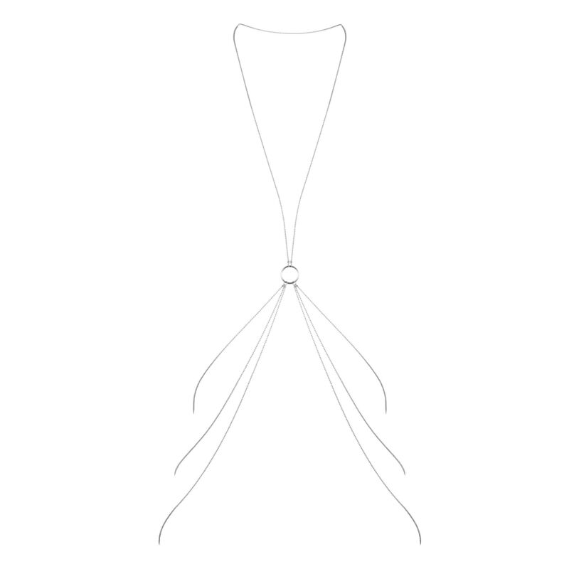 Цепочка для тела Bijoux Indiscrets Magnifique 8 Body Chain — Silver