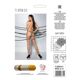 Телесные колготки с открытым доступом, контрастные шортики Passion TIOPEN 011 1/2 (20 den), beige