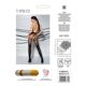 Колготки с открытым доступом, двойная плотность Passion TIOPEN 012 1/2 (20/40 den), black