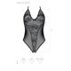 Боди с ажурным декором и открытым шагом Passion URSULA BODY S/M, black