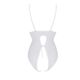 Боди с ажурным декором и открытым шагом Passion URSULA BODY L/XL, white