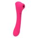 Вибратор и вакуумный клиторальный стимулятор 2-в-1 Alive Quiver Magenta Pink обновленная модель