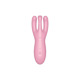 Клиторальный смарт-вибратор Satisfyer Threesome 4 Pink с тремя пальчиками