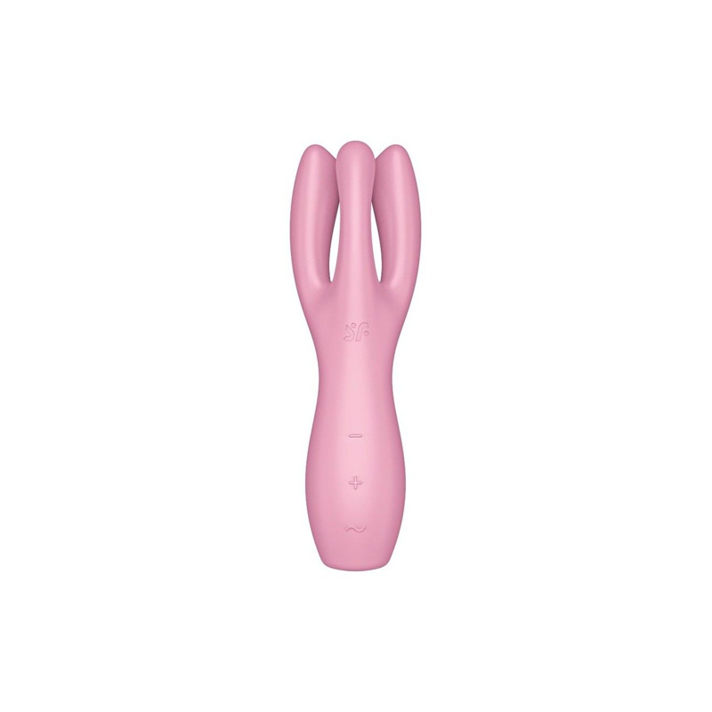 Клиторальный вибратор Satisfyer Threesome 3 Pink с тремя пальчиками