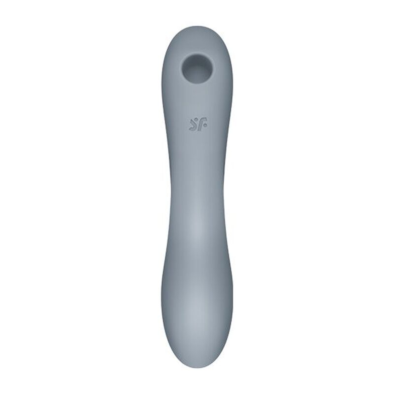 Вакуумный стимулятор с вибрацией Satisfyer Curvy Trinity 3 BlueGrey