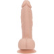 Реалистичный фаллоимитатор на присоске ADDICTION — Mark 7,5″ Dildo With Balls, Beige