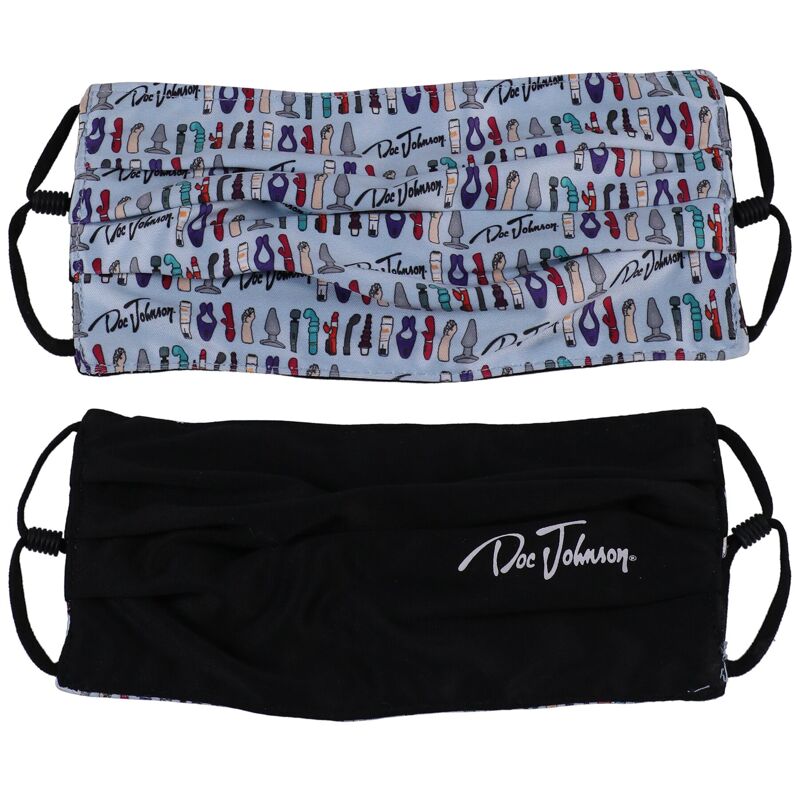 Гигиеническая маска Doc Johnson DJ Reversible and Adjustable face mask Гигиеническая маска Doc Johnson DJ Reversible and Adjustable face mask