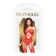 Бодистокинг с вырезом на животике Penthouse - Hot Nightfall Red S/L